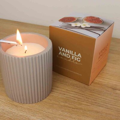 Vanilla and Fig Scented Candle 